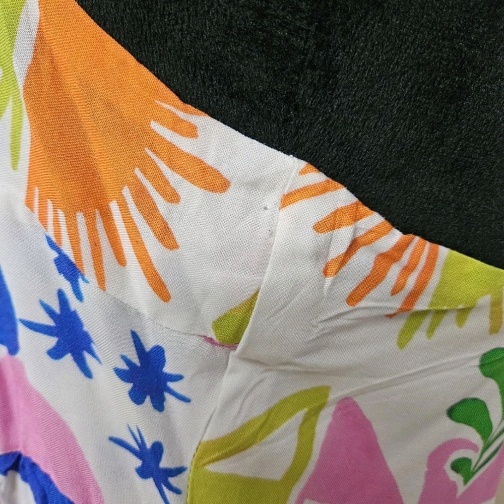 Paper Heart Colorful Maxi Dress with Abstract Print-Size Medium - Picture 11 of 17